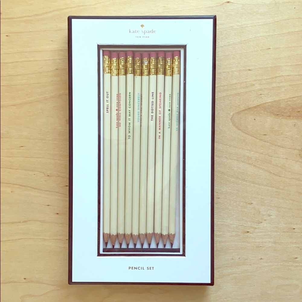 Kate Spade Pencil Set
